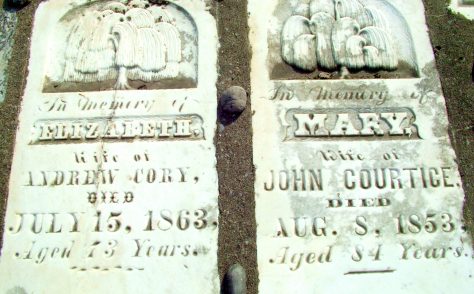 Cory, Elizabeth Courtice (1790-1863) - Tombstone at Elizabeth Street Pioneer Cemetery