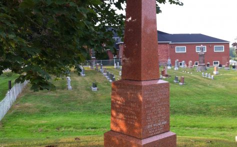 Courtice, Grace Mason (1801-1872) - Tombstone at Ebenezer Cemetery