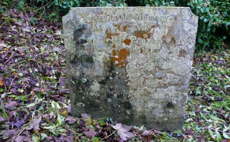 Adams, Margaret (1799-1822) -Tombstone at Edistone Chapel