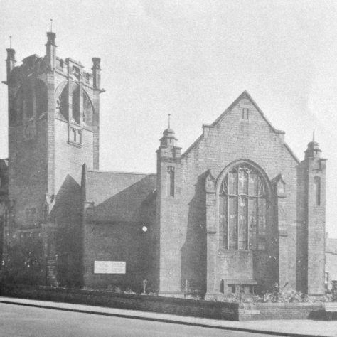 St Margaret's UMFC Whitley Bay The rebuilt church on the site of the former chapel | Image from the collections of the Newcastle upon Tyne District Archives