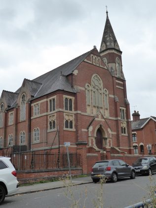1 Leicester, Melbourne Street MNC Chapel, facade, 8.9.2028 Leicester, St Paul's Methodist New Connexion Chapel, Melbourne Road 1891