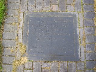10 Stoke on Trent, Bethesda MNC Chapel, plaque for the reopening of the burial ground in 1981, 10.10.2016 10 Stoke on Trent, Bethesda MNC Chapel, plaque for the reopening of the burial ground in 1981, 10.10.2016
