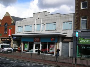 Retail premises on the site of Lowther Street WA Chapel, Carlisle, 29.3.2016 Carlisle Lowther Street Wesleyan Methodist Association Chapel, Cumberland