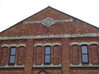 2 Wellingborough Alma Street Independent Wesleyan Chapel, date and name 3.1.2019