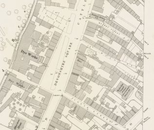 Woodgate MNC map Woodgate MNC chapel as mapped in 1884. Loughborough: Leicestershire Sheet XVII 8.14 O.S. Large scale town plans. | 'Reproduced with the permission of the National Library of Scotland'