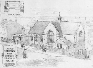 United Methodist Free Church, Gilnow Road, Bolton | The Building News, 1904