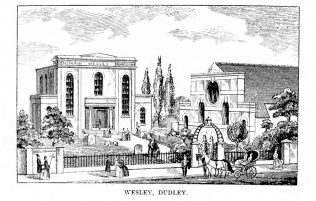 Wesley, Dudley Wesley MNC chapel, Dudley | The centenary of the Methodist New Connexion 1797-1897 by T.D. Crothers, T. Rider, W. Longbottom and W.J. Townsend. London: Geo. Burroughs, 1897