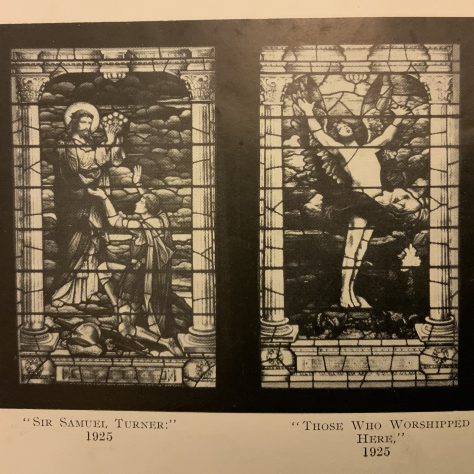 The stained glass windows of Baillie Street UM Church