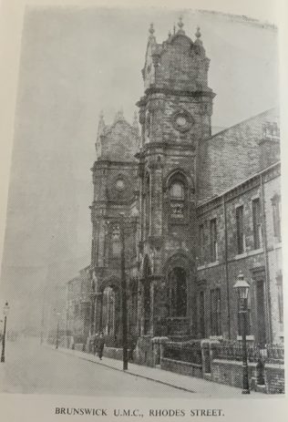 Brunswick Rhodes Street United Methodist Free Church chapel, Halifax Brunswick Rhodes Street United Methodist Free Church chapel, Halifax