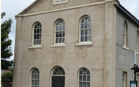 Stapleford, Wesley Place United Methodist Free Church chapel and school, Nottinghamshire