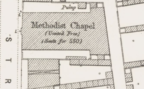 Castleford, Powell Street, Providence United Methodist Free Church chapel, Yorkshire