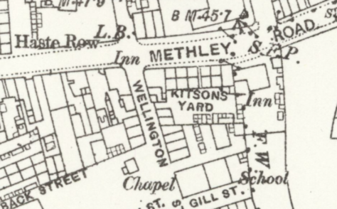 Castleford, Wellington Street, Potteries United Methodist Free Church chapel
