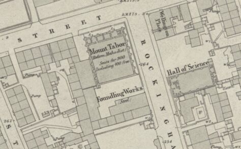 Sheffield Wellington Street Mount Tabor Wesleyan Reform chapel