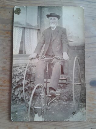 Tubal Caseley on Tricycle c. 1910 Tubal Caseley on tricycle c. 1910 | Image supplied by Claire Casely