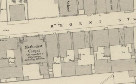 Stockton-on-Tees Regent Street Wesleyan Methodist Association chapel