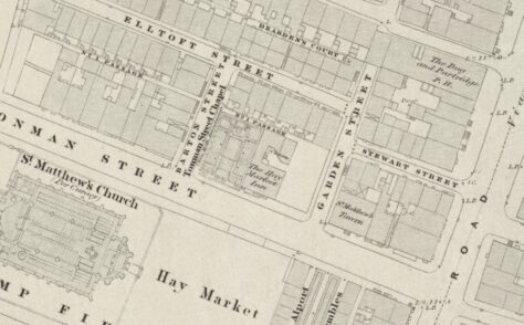 Manchester Tonman Street Wesleyan Methodist Association chapel